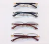 Top qualité 3645644 femmes lunettes cadre clair lentille hommes lunettes de soleil style de mode protège les yeux UV400 avec case320P