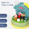 Barn tecknad whack-a-mole leksak med ljud ljus barn Montessori spelmaskin interaktiv leksak för baby tidiga pedagogiska leksaker G1224