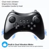 ل Nintend ل Wii U Pro Controller USB Classic Dual Analog Bluetooth Wireless Remote Contround ل Wiiu Pro U Gamepad