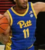 Custom Pittsburgh Panthers Basketball Jerseys 0 Eric Hamilton 1 Xavier Johnson 2 Trey McGowens 4 Drumgoole Jr. 11 Champagnie