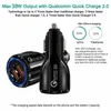 Quick Car Charge 30 Dual USB Ladegerät Universal QC30 Doppelte Schnellladung Für iPhone Samsung Xiaomi Phone2448809