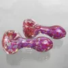 Glass Spoon Smoking Pipes for smoking hand made pipe colors may from radiant