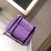 2021 Новые фиолетовые Женские Сумки Сумки через плечо Сумки для Crossbody Цепные Сумка Натуральная Кожа Натуральная Кожаная Сумка Сумка Messenger Сумка Diamond Rattics