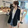 Autumn Long Sleeve Blazer Women Office Notched Woman Jacket Coat Women Blazer Femenino Women Blazers Coats Clothes D562 210602