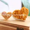 Random Size Natural Citrine Quartz Agate Geode Cluster Heart Yellow Crystal Stone Decorative High Energy Heart Votive with Healing Effects