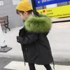 Inverno Ragazze Cappotto di Pelliccia Bambini Pelliccia di Coniglio Naturale Bambini Giacca Parka Caldo Vera Pelliccia di Procione Ragazzi Ragazze Giacca taglia 110-170 TZ204 H0909