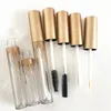 4ml 2.5ml Lipgloss Plastlåda Containrar Tomguld Lipgloss Tube Eyeliner Eyelash Mini Lip Gloss Split Bottle Packing Bottles 168 S2