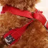 犬の襟のひものペット猫ハーネスのひもの調節可能なベストカラー通気性快適な胸部ストラップセキュアトラクションロープ