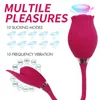 Rose Toy Sextoy Clitoral G Spot Vibrator Sucking Women laddningsbara2770273