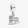 Autentyczne 925 Silver Beads Bransoletki Kotwica Dangle Charm Slide Bead Charms pasuje do europejskiej biżuterii Pandora bransoletki Murano