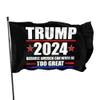 DHL Ship Trump 2024 Zabraj amerykańską flagę 90x150cm Flag Prezydencki Banner Flagi 3x5 stóp cyfrowe 100D Tabela poliestru CPA3282