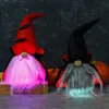 Happy Halloween Party Dekor Thema Terror Vampire gesichtslose Puppe LED -Dekorationen für Heimveranstaltung Puppen Anhänger 0640