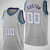 Impresso DIY DIY Design de Basquetebol de Basquetebol Personalização Uniformes de Equipe Imprimir Letras Personalizadas Nome e Número Mens Mulheres Crianças Juventude Charlotte005