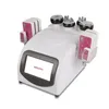 6 I 1 40K Ultraljudskavitation RF Slantmaskin Vakuum Pressoterapi Radiofrekvens 8 Kuddar Laser Lipo Spa Beauty Equipment