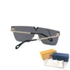 Hoge kwaliteit dames zonnebril luxe heren zonnebril UV-bescherming mannen ontwerper lenzenvloeistof verloop metalen scharnier 422 mode vrouwen bril met originele dozen