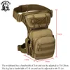 몰일 레깅스 가방 군사 1000D 나일론 방수 남자 전술 허리 팩 여행 벨트 가방 하이킹 캠핑 캠핑 사이클링 가방 Y0721