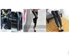 Wholesale-新しい到着女性フルレザーパッチワーク修理女性足首の長さのズボンのフェイクレザーパンツレギンス