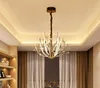 Postmodern Luxury Simple K9 crystal Chandeliers Lighting LED Lustre Creative Living room Lamps Restaurant Lights Fixture