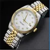 deenu1-new automatic watch with original box men's 36/41mm movement stainless steel case 28/31 ladies 2813 mechanical quartz luminous