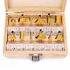 8 mm router bit set trimmen rechte malen snijder houten stukjes wolfraam carbide snijden houtbewerking trimmen jkxb2103