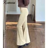 Rockmore Elegant Flare Pants Women Wide Leg Streetwear Pantaloni a vita alta in velluto a coste Coreano Plus Size Harajuku Bottom 211115