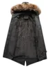 ファッションレディースダウンパーカー女性デザイナーウィンターコートカジュアルソリッドカラーフード付き女性厚い綿女性アウターウェア長尺トップス
