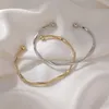 Enkel ny fast färg flicka metall geometrisk vågmönster element cirkel öppning armband för kvinnor mode smycken tillbehör q0719