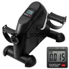 Mini Pedale Stepper Macchina per Esercizi Display LCD Indoor Cycling Bike Stepper con Resistenza Regolabile per Home Gym Office