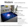 3D Blue Star Sky Carpet For Kids Room Soft Flannel Bedside Mat Space Carpet Rug Bedroom Non-slip Hallway Rugs Mat Washable 210727