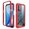 Armor Cases with Front Frame For Oneplus Nord N200 5G Soft Rubber Hard Plastic Shockproof Protection Cover