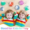 20PCS/DROP SHIPPING simple square circle heart shape key chain keyring sensory push bubble pers board game bag pendant kids finger ping toy H110WRDC2949472