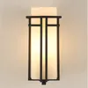 Kinesisk stil vägglampa IP65 Vattentät järn Retro Patio Lampor Korridor Studie Stair Aisle Bedside Light Courtyard Sconce Lights