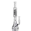 Tornillo triangular Cachimbas de vidrio Big Belly Embriagador Fumar agradable Bubbler para tabaco Pipa de agua Plataforma petrolera Dab con tazón