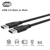 2021 USB 3.0 Bir Erkek Bir Erkek USB için USB Kablo Kablosu Veri Transferi 3 Feet 100 cm Yüksek Hızlı