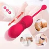 NXY Vibrators Vibradores Telescpicos Para Mujer Masajeador de PRSTATA Masculino Consolador Intalmbrico Con Control Remoto Tapn Anal Vibrador 220110