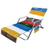 chaises de plage avec couverture solaire