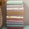 Baby Muslin Solid Swaddle Blankets Newborn Bathroom Towels Infant Swadding Muslin Swaddle Wraps Square Cotton Blanket Solid Towel YL327