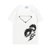 豪華なカジュアルメンズTシャツ通気性ポロウェアデザイナー半袖Tシャツ100％コットン高品質卸売黒と白のサイズs〜2xl