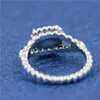 925 Sterling Silver Blue Vibrant Spirit Stones Ring Fit Charm Jewelry Engagement Wedding Lovers Fashion Ring For Women8331294