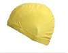 Сплошные спортивные шапки плавания Высококачественные быстрые сушки шапки для душа мода мужчины женщины унисекс комфортабельно оптом 64 x2