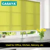 Casaya رمادي تعتيم الأسطوانة الستائر نظام الحفر مكتب المطبخ سرير غرفة نصف أو كامل ضوء الظل نافذة الستائر مخصص حجم 210722