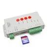 T1000S SD Card LED Pixels Controller DC5-24V para WS2801 WS2811 WS2812B LPD6803 2048 Controle LED