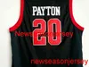 Maglia da basket cucita Gary Payton Sr # 20 Skyline High School Ricamo nero Taglia XS-6XL Personalizzata Qualsiasi nome Numero Maglie da basket
