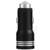 Dual USB Car Charger 2 Ports 1A&2.1A Aluminum Alloy material real Safety Hammer metal design for iPhone 7 Samsung S7 S8 Plus