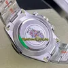 2022 Clean V2 116500 4130 SA4130 Cronografo Automatico Orologio da uomo Lunetta in ceramica SS + Bracciale in acciaio inossidabile 904L Quadrante bianco Zaffiro Super versione Orologi eternità