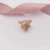 925 jóias de Natal de prata esterlina Fazendo jóias da pandora rosa leonda Diy charme feminino bracelete de ouro presente para mulheres cadeias de contas de colar de colar para homens 788024czm