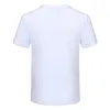 2021 Mężczyźni Wysokiej Jakości Bawełna Okrągły Kołnierz Koszulka Męska Europejska-Amerykańska Moda T Shirt List Drukowane Logo Lato Dorywczo Lovers Krótki Rękaw M-3XL V5