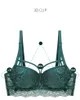 Nowa Moda Sexy Bandaż Biustonosz Zestaw Zebrane Koronki Brassiere Push Up Bra i Przezroczyste Majtki Panie Underwear Zestawy Drop Shipping X0526