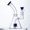 5.7 Inch Heady Hookahs Shower Perc Water Pipess 14mm Female Joint With Bowl Oil Dab Rigs Beaker Glass Bong