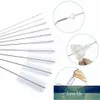 10 pièces ensemble brosse de nettoyage de tuyau de réservoir de poisson en acier inoxydable alimentation biberon verre d'aspiration brosses de paille de cheveux en spirale